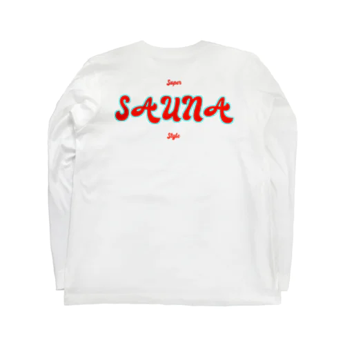 Super Sauna Style “Red” ロングスリーブTシャツ