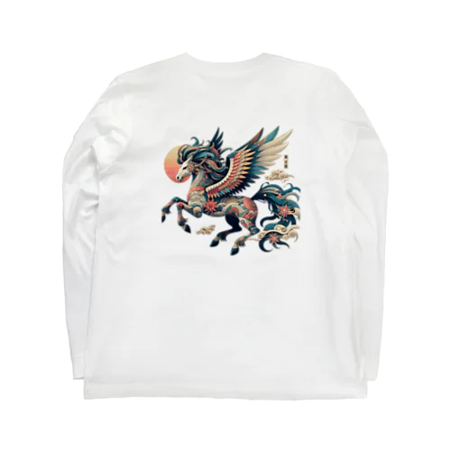 雅彩ペガサス - Gasa Pegasus ロングスリーブTシャツ