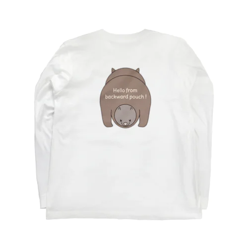 ママのポケットからこんにちは Long Sleeve T-Shirt