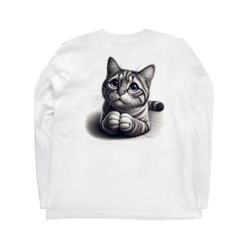 おねだり猫 ロングスリーブTシャツ