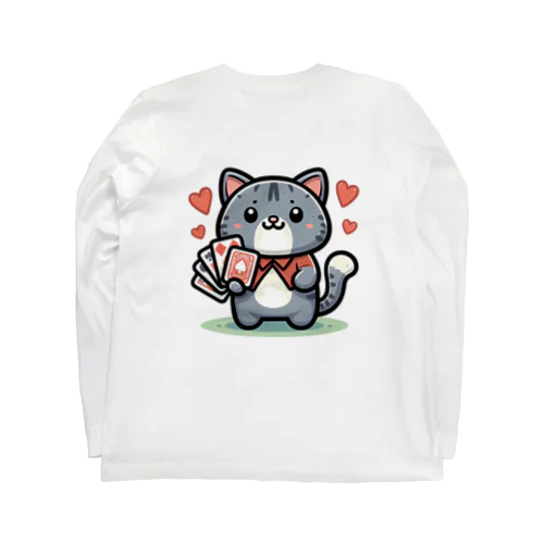 ネコネコポーカー Long Sleeve T-Shirt