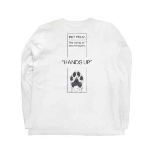 狼ハンド "テを上げろ” Long Sleeve T-Shirt