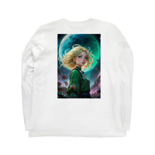 宇宙の凛とした姫 アメジスト 2846 Long Sleeve T-Shirt