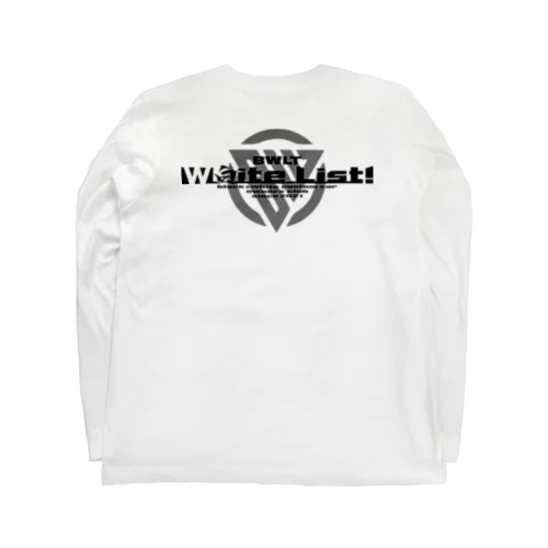 ④white list   長袖Tシャツ　白  ロングスリーブTシャツ