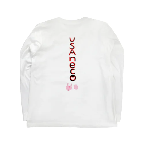 USAneko  Cherry blossom ロングスリーブTシャツ