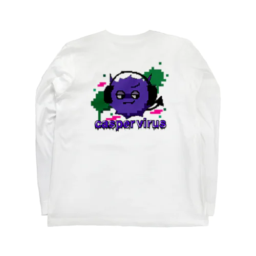 ロンＴ 両面デザイン (ピンク) Long Sleeve T-Shirt