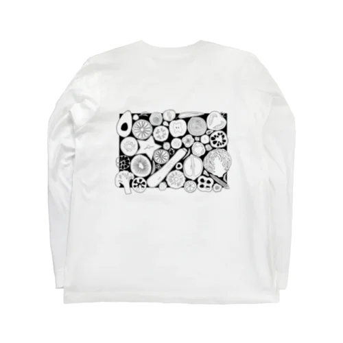 野菜晩餐会 Long Sleeve T-Shirt