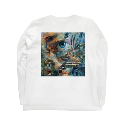 言葉から絵にするAIの魔法 アメジスト 2846 Long Sleeve T-Shirt