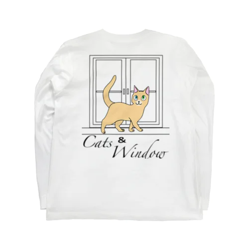 Cats & Windowシリーズ ロングスリーブTシャツ