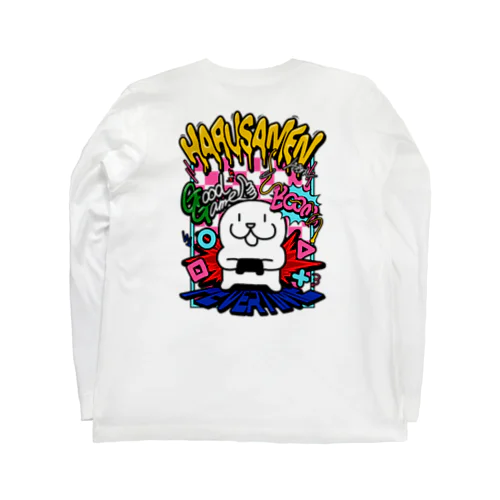 ゲーミングはるさめんTシャツ(白) Long Sleeve T-Shirt