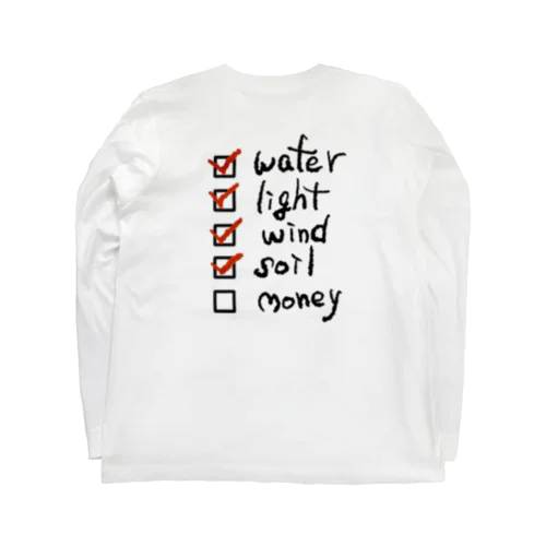 no money  Long Sleeve T-Shirt