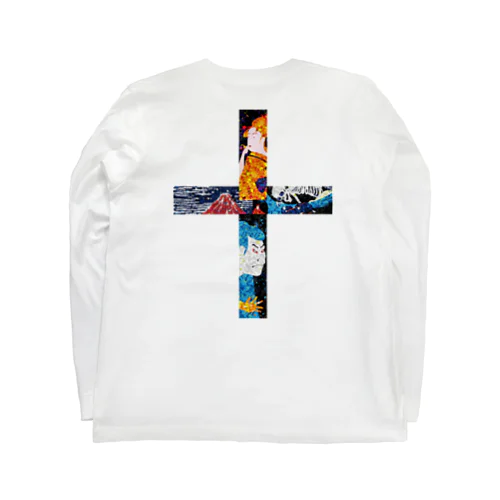 国芳写楽歌麿北斎クロス Long Sleeve T-Shirt