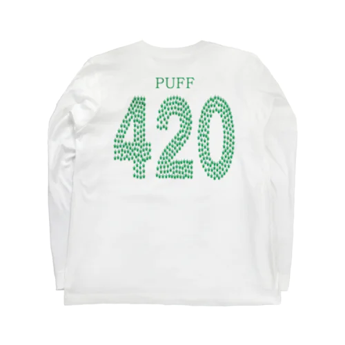 420Tシャツ（背面） 롱 슬리브 티셔츠