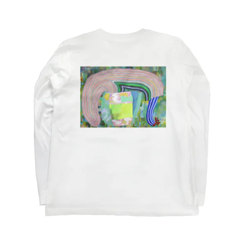 (front)ひっぱる(back)ぐんぐんどーう Long Sleeve T-Shirt