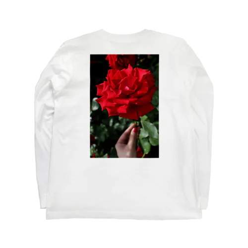 一輪のバラ Long Sleeve T-Shirt