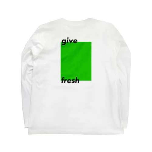 give fresh-g 롱 슬리브 티셔츠