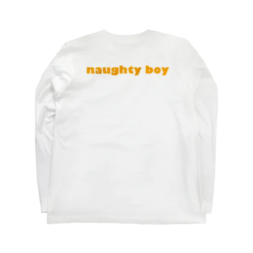 naughty boy LOGO ロングスリーブTシャツ