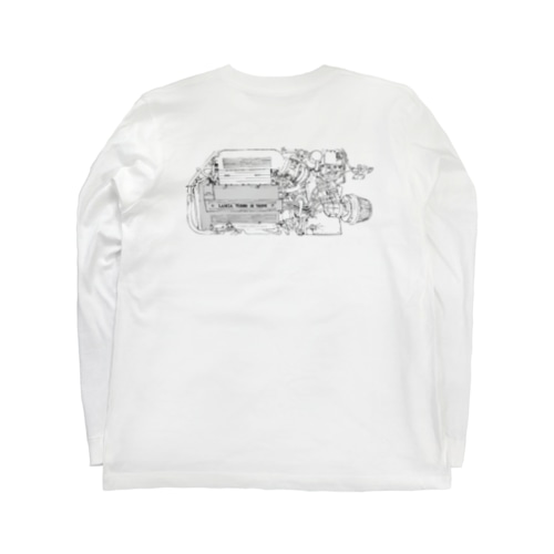 LANCIA DELTA ENGINE(BK) Long Sleeve T-Shirt