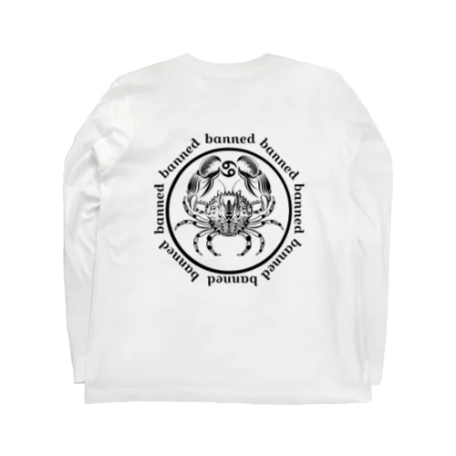 banned 蟹 ゾディアック Long Sleeve T-Shirt