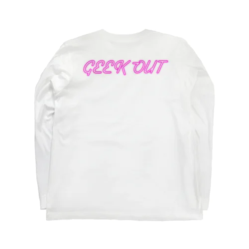 GEEK  OUT logo Type neon L/S Tee Long Sleeve T-Shirt