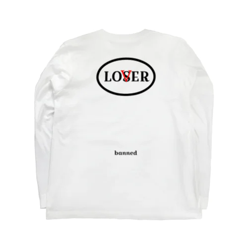 banned LO(v)ER ロングスリーブTシャツ