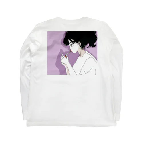 ポニーテールのイケてる彼女 Long Sleeve T-Shirt