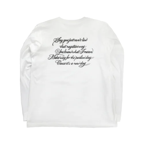 タトゥー風英文シリーズ Long Sleeve T-Shirt