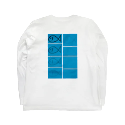 さかなフェードアウト Long Sleeve T-Shirt