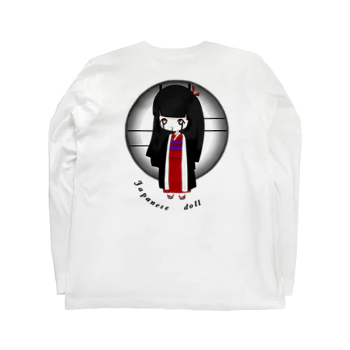 japanese doll Back print Long Sleeve T-Shirt