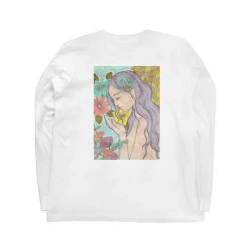 花と女の子 Long Sleeve T-Shirt