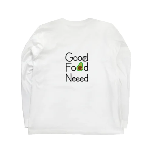 Good Food Neeed ロングスリーブTシャツ