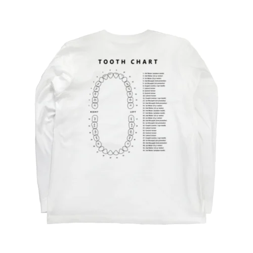 TOOTH CHART Long Sleeve T-Shirt