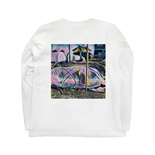 ビニールハウスねこ Long Sleeve T-Shirt