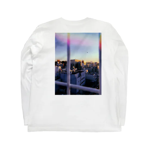 City photo print ロングスリーブTシャツ