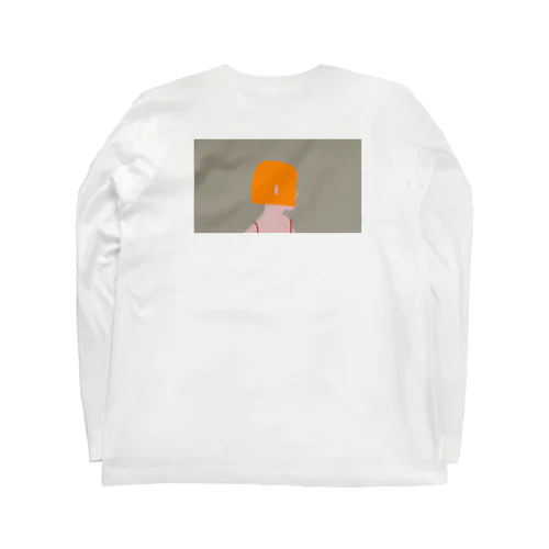 ボブの子 バックプリント Long Sleeve T-Shirt