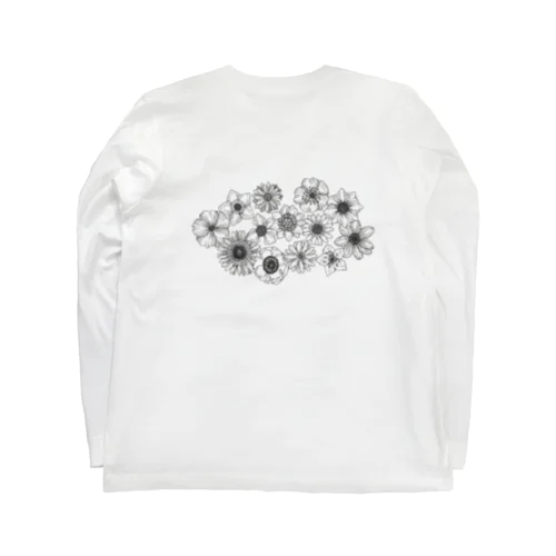 flowers plane ロングスリーブTシャツ