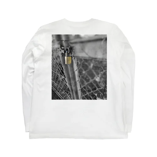 南京錠プリントTシャツ Long Sleeve T-Shirt