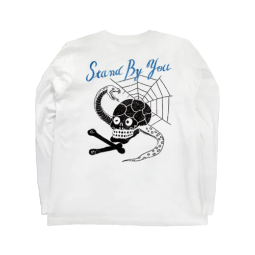 スカル シーサイドブラック Long Sleeve T-Shirt