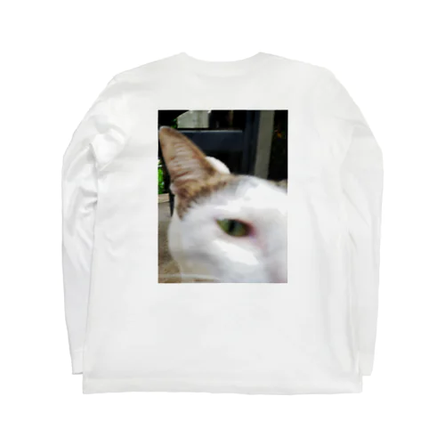 カンボジア シュッとした猫 Long Sleeve T-Shirt