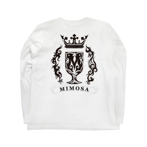 MIMOSA ロゴロンT（黒） ロングスリーブTシャツ