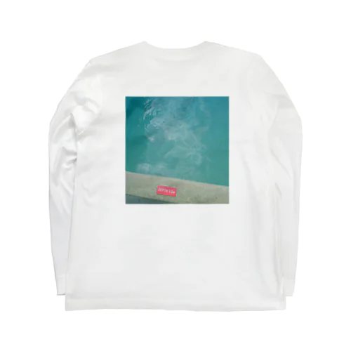 POOLであそびたい（ワンポイント・背面プリント） Long Sleeve T-Shirt