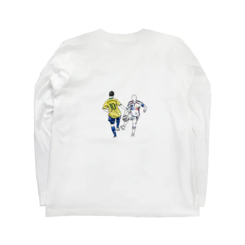 ジダンとロナウジーニョ Long Sleeve T-Shirt