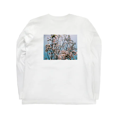 さくらと飛行機雲 Long Sleeve T-Shirt