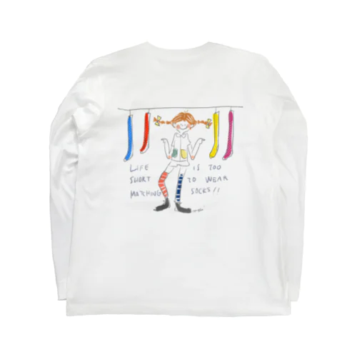 ピッピ(バックプリント) Long Sleeve T-Shirt