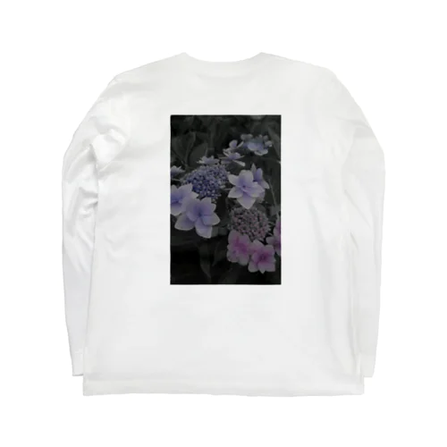 紫陽花グラフィック Long Sleeve T-Shirt