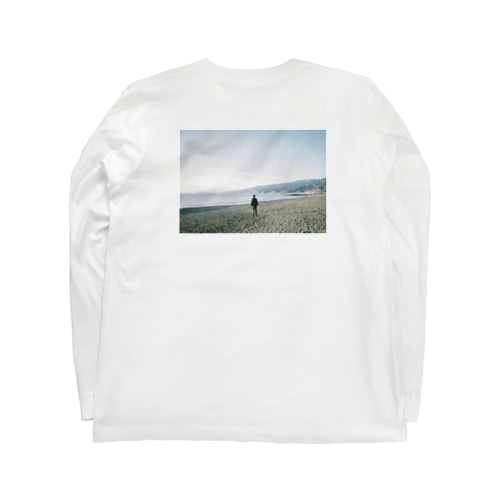 冬の海と人間 Long Sleeve T-Shirt