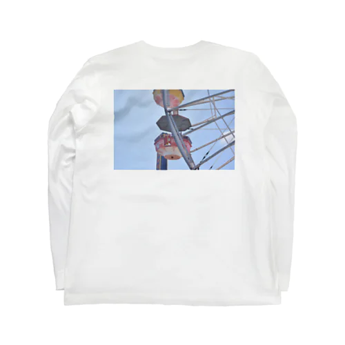 Ferris wheel （Back Print) ロングスリーブTシャツ