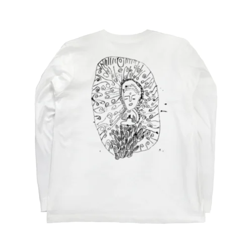 ナ・ムー バックプリント Long Sleeve T-Shirt