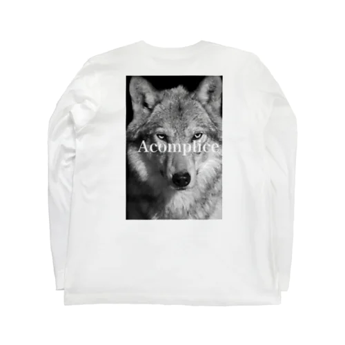 WOLFプリント　 Long Sleeve T-Shirt