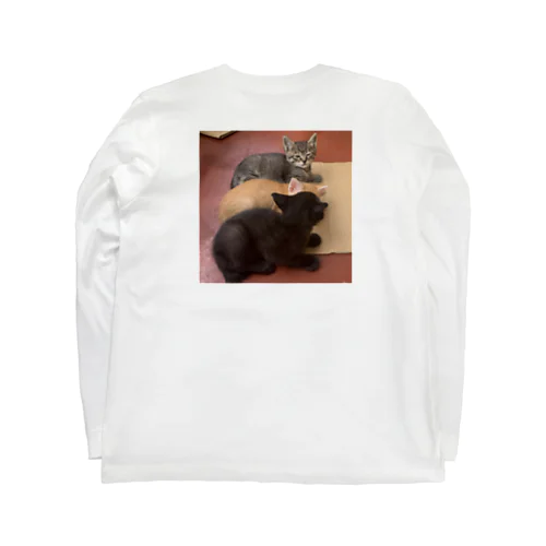 猫おはぎ ロングスリーブTシャツ
